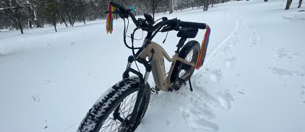 electric snow bicycle Moonbike the NFC card activation adds an extra layer of security EUNORAU SLED XD-1500PRO
