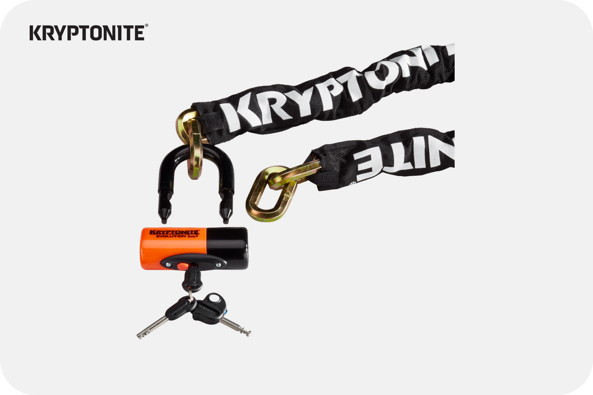 Supreme/Kryptonite チェーンロック Evolution 10 Amazon.com: Kryptonite Evolution 1012 Bike Chain Lock, 4 Feet Long