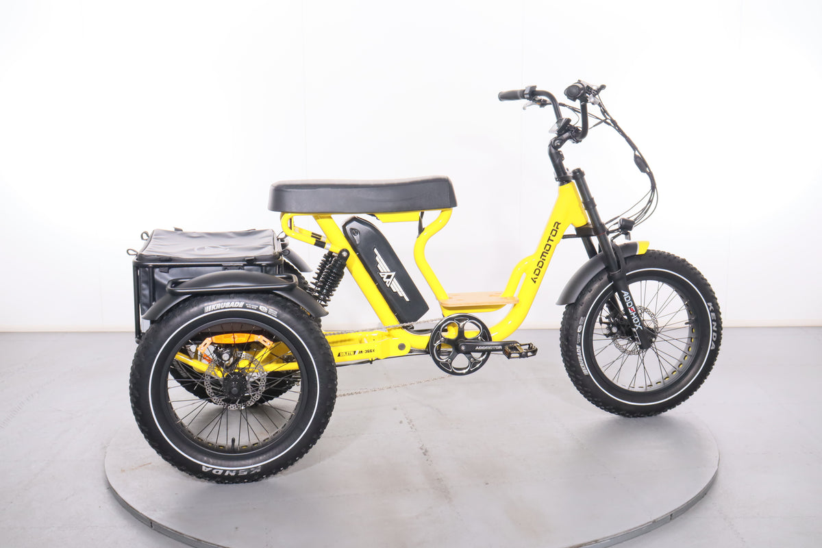 Addmotor Soletri M-366X | Electric Tricycle for Two Person | Adult Full Suspensions 750W Rear Motor Trike | Fat Tire Electric Trike for Sale