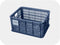 Basil Crate Basket - Small, 17.5L, Plastic, Bluestone