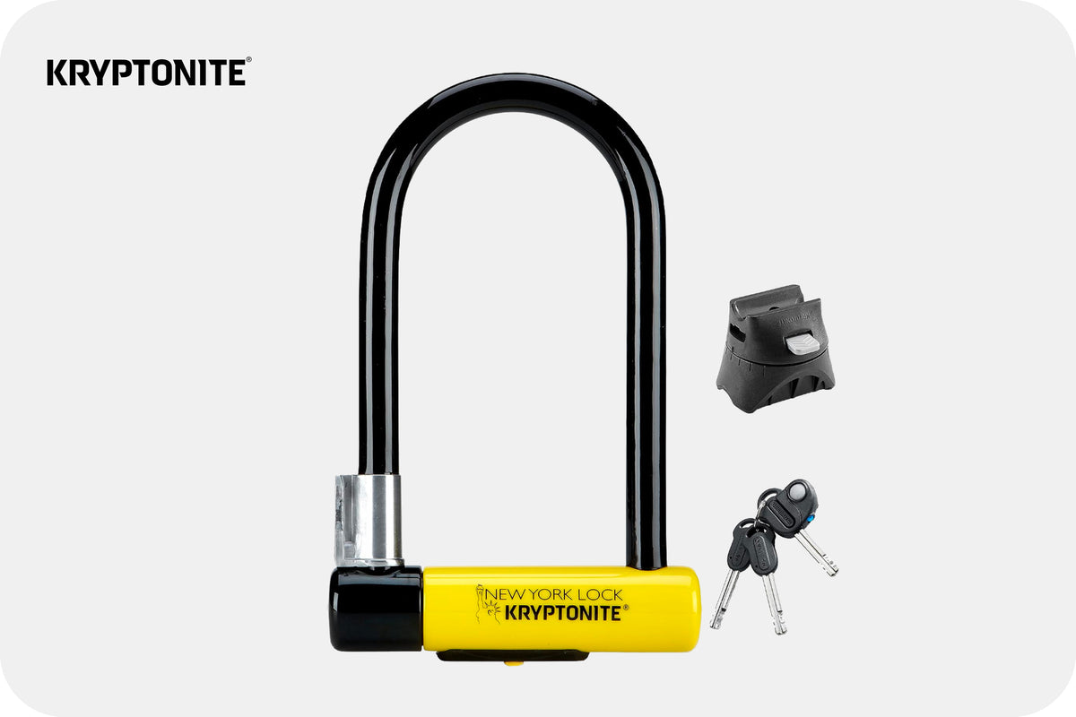 Kryptonite New York U-Lock - 4 x 8'' - Rating 9/10 - Insurance