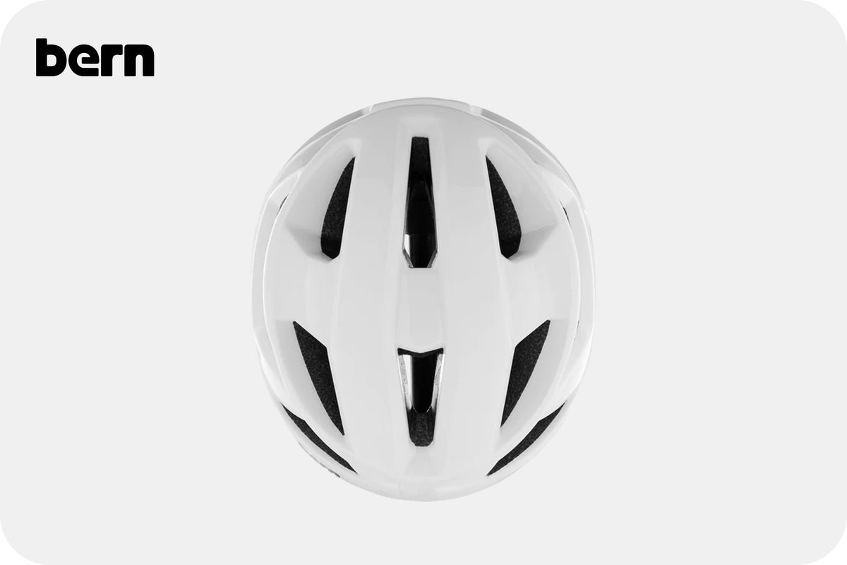 bern fl-1 libre bike helmet matte black l Bern FL-1 Libre Helmet - White, Small
