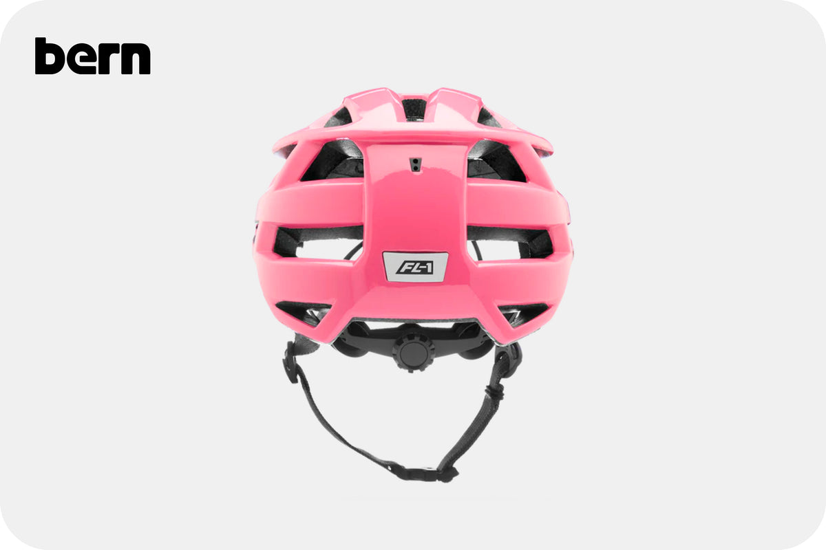 Bern FL-1 Libre Road Bike Helmet Satin Hot Pink, S