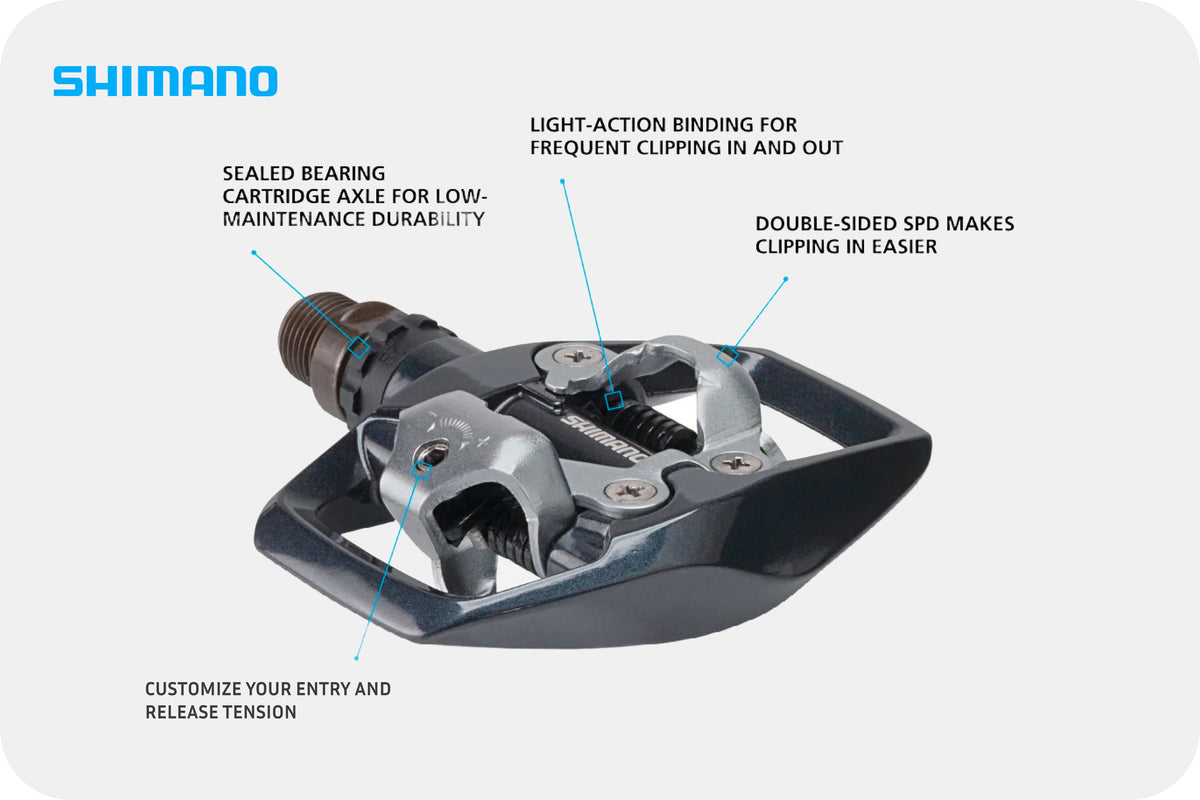 shimano double sided spd pedals SHIMANO PD-ED500 Cycle Touring SPD Pedal