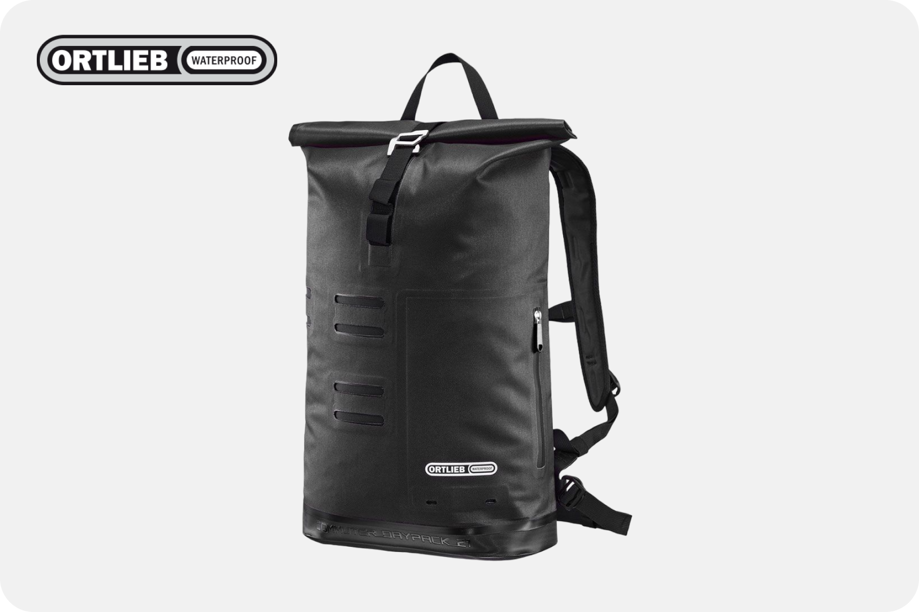 Ortlieb Commuter Daypack Backpack - 21L, Black | Upway