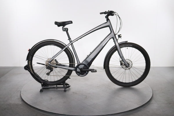 specialized como electric bicycle Turbo 5.0 IGH Gloss Metallic Dark Navy / Satin Silver Reflective / S The bike is equipped with DRYTECH fenders 2027 Specialized Turbo Como 4.0