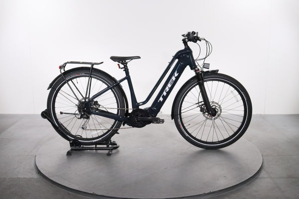 trek allant bicycle Allant+ 7 Lowstep Electric Bike | M Trek 7300 FX Hybrid _linkedCollectionKey: M53159 With its comfortable ride Color:Patchwork Obsidian Plum