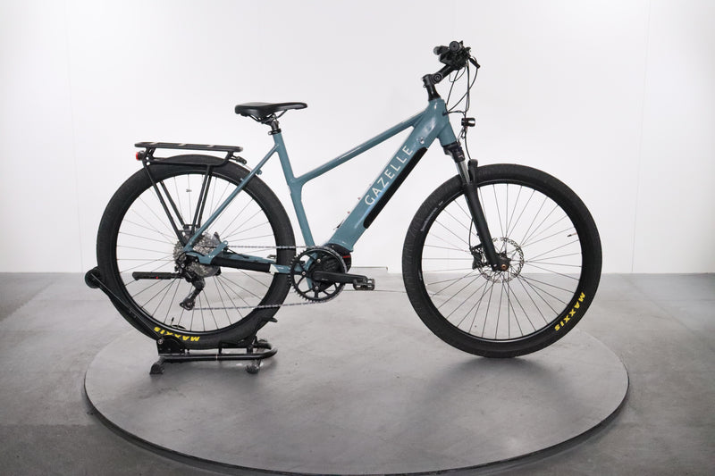 gazelle mountainbikes Medeo T10+ Mid-Step Petrol Gloss / Large Typ:Aluminium-Lenkerhalterung Davida - It's Henry LEGO Licht class groupset