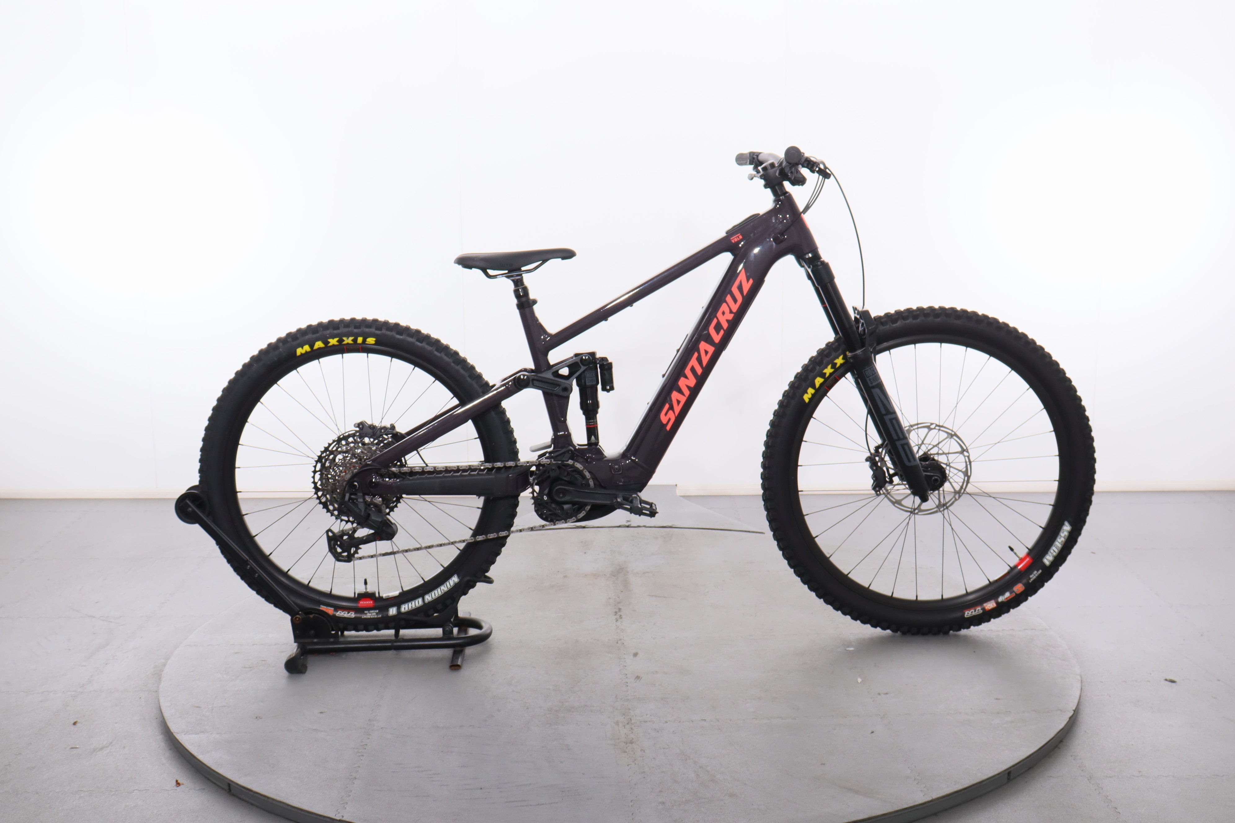 Santa Cruz Vala MX AL 70 Electric Mountain Bike 2026 - Gloss Stormbringer Purple