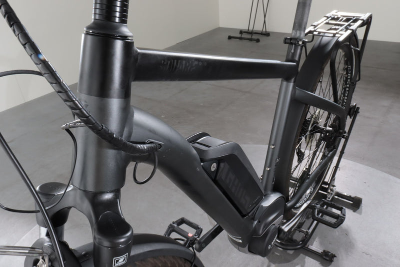 trekkingrad ghost Certified Hybride Square Trekking B 1.8 e-bike Farbe:schiefergrau SCHWALBE Reifen Rick XC autumn
