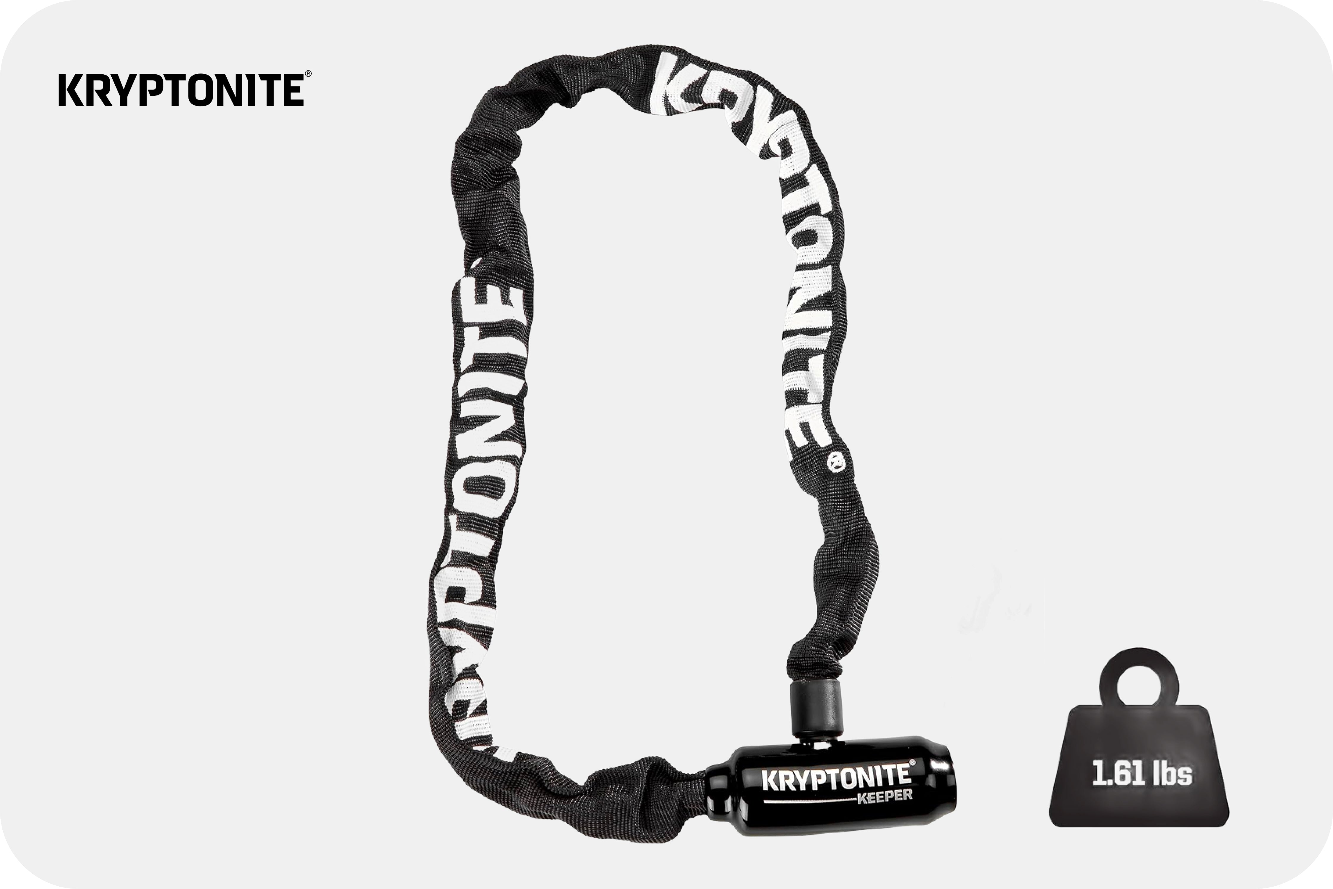 Kryptonite Keeper 585 Chain Lock - 2.8' - Rating: 4/10 | Upway