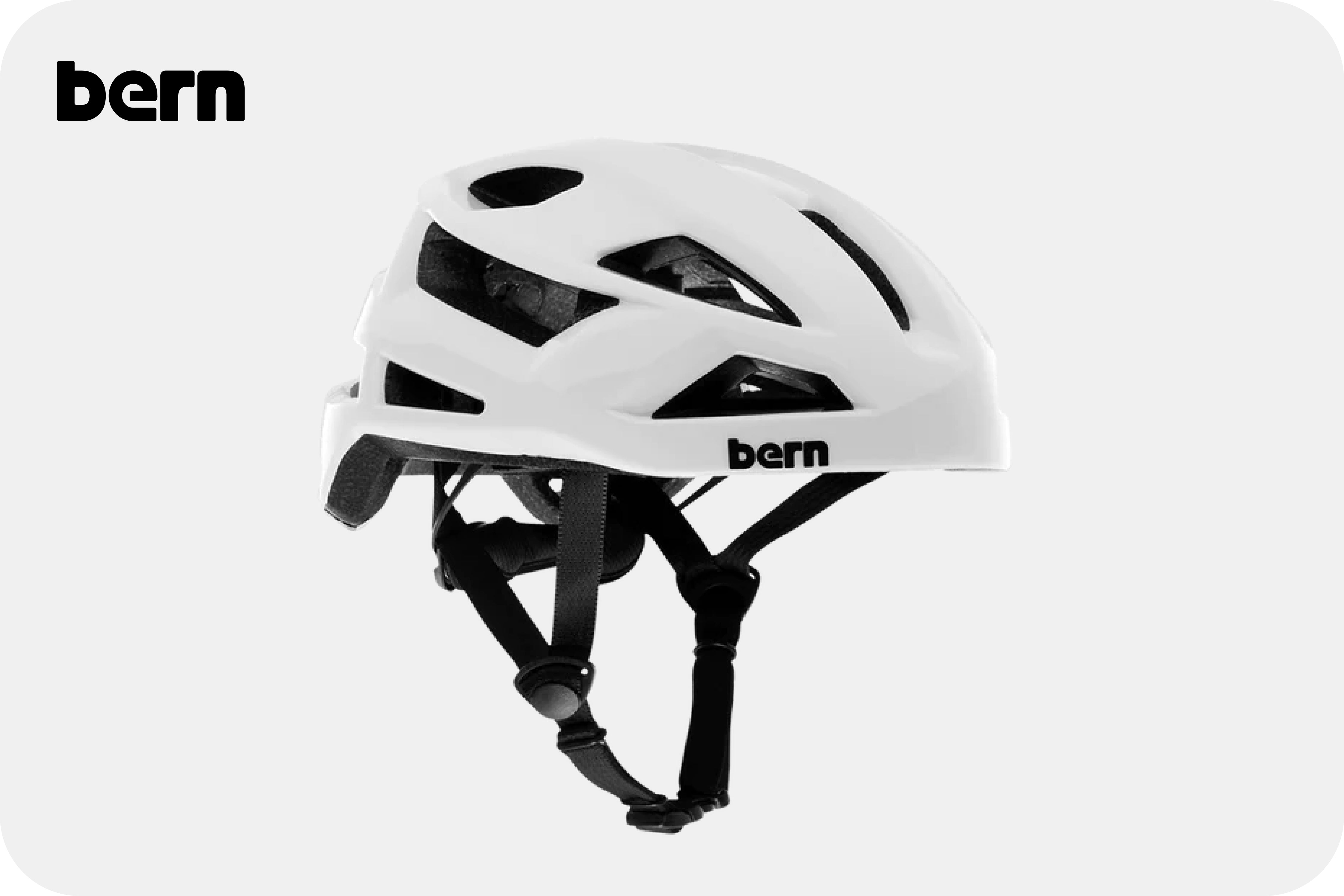 bern bike helmet Bern FL-1 Libre Helmet - White, Small